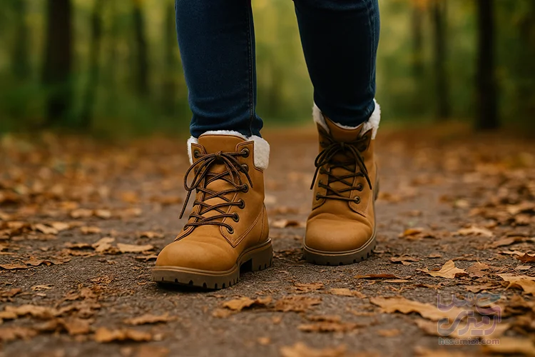 شخصی در حال پیاده‌روی در مسیر خاکی در دل طبیعت، زیر نور ملایم صبحگاهی